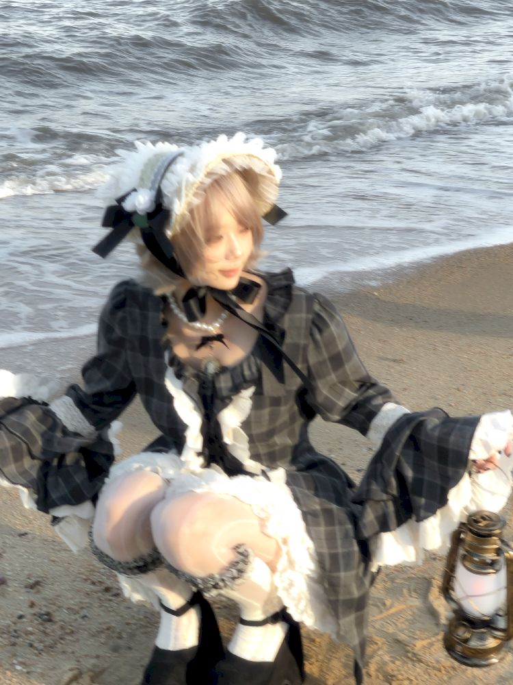 레이스 ji 슬리브 도베 테일 불규칙한 셔츠 [S0000011340]