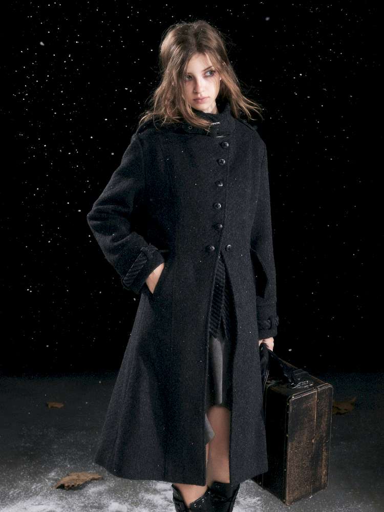 Court Knight Vest Tweed Coat【s0000014670】