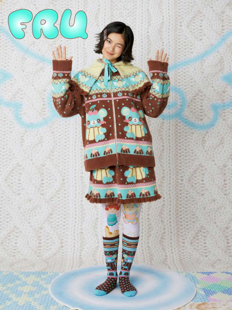 Chocolate Bear Sweater Knit Set【s0000014857】