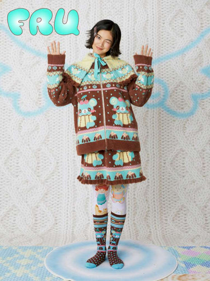 Chocolate Bear Sweater Knit Set【s0000014857】