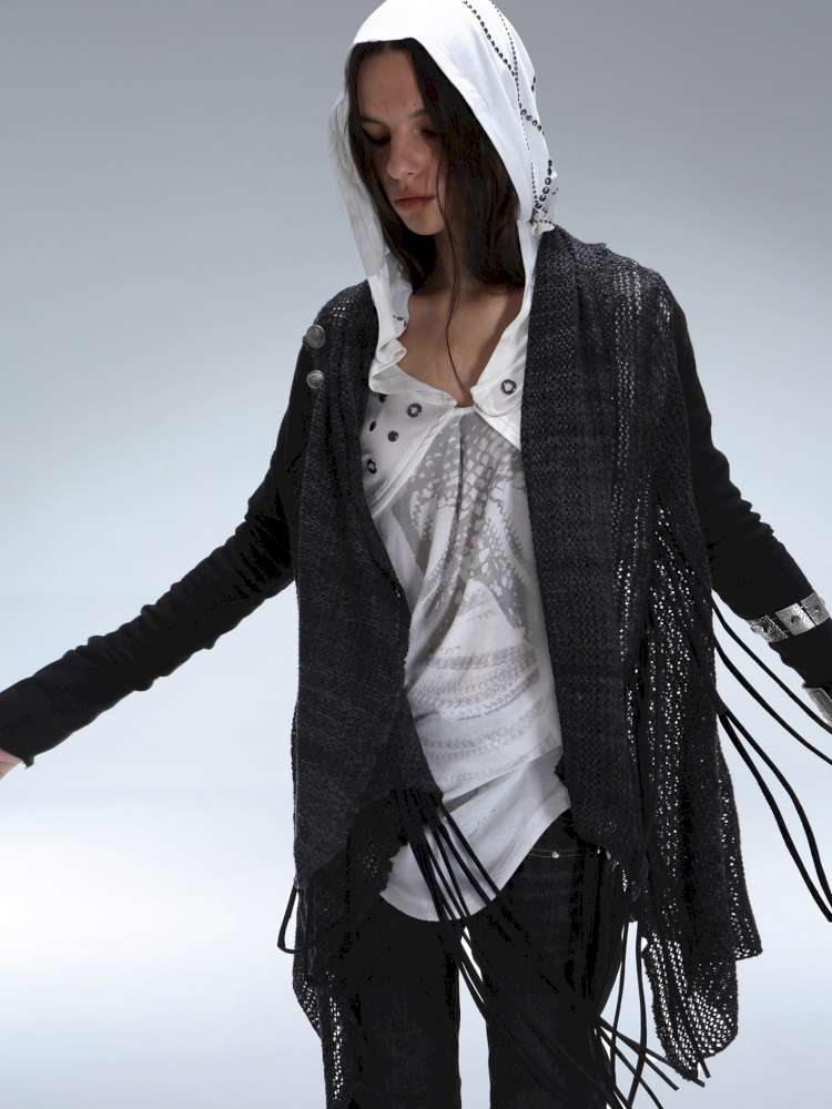 Slim Wandering Wind Tassel Cardigan【s0000014713】