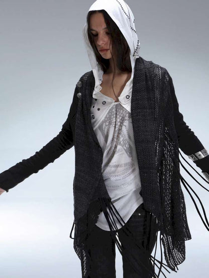 Slim Wandering Wind Tassel Cardigan【s0000014713】