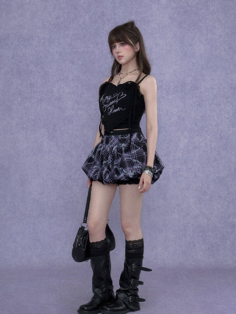 Star Chain Floral Bud Skirt Pants【s0000017271】