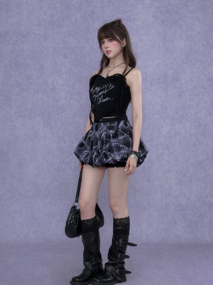 Star Chain Floral Bud Skirt Pants【s0000017271】