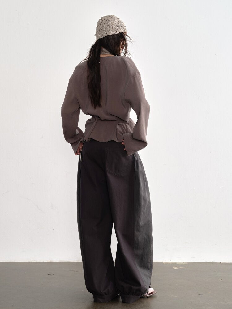 Earth Color Streamer Long Sleeve Shirt【s0000015703】