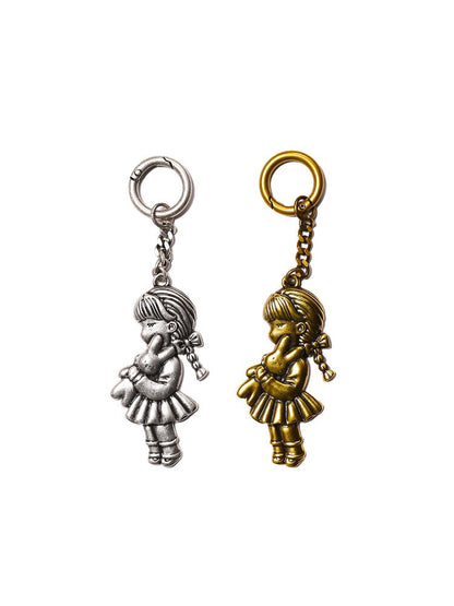 Gilt Black Rabbit Hardware Pendant【s0000016440】