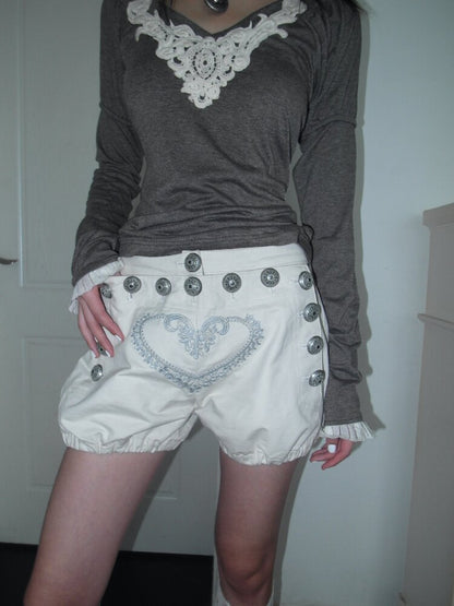 Napoleon Court Flower Bud Shorts【s0000017965】