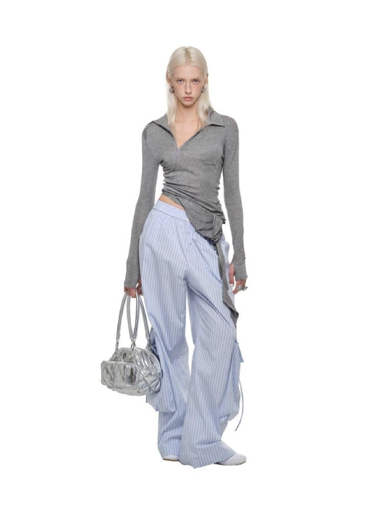 Hook and Loop Tie POLO Shirt【s0000011599】