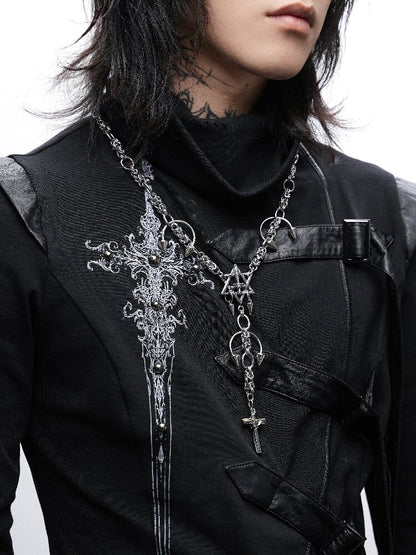 Forbidden Thorn Goth Heavy Necklace【s0000018984】