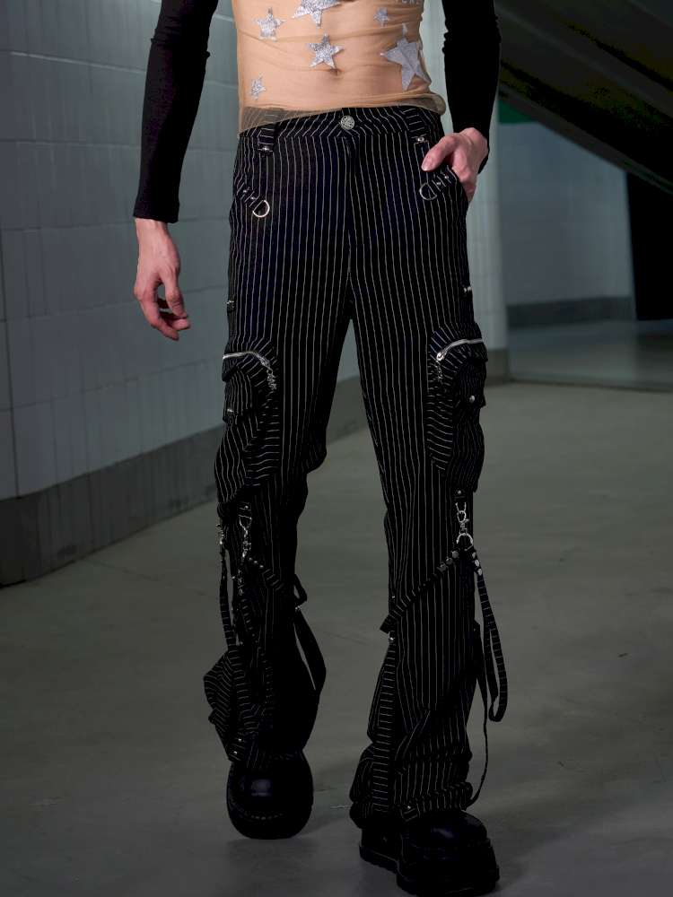 Stacked Striped Pants【s0000014643】