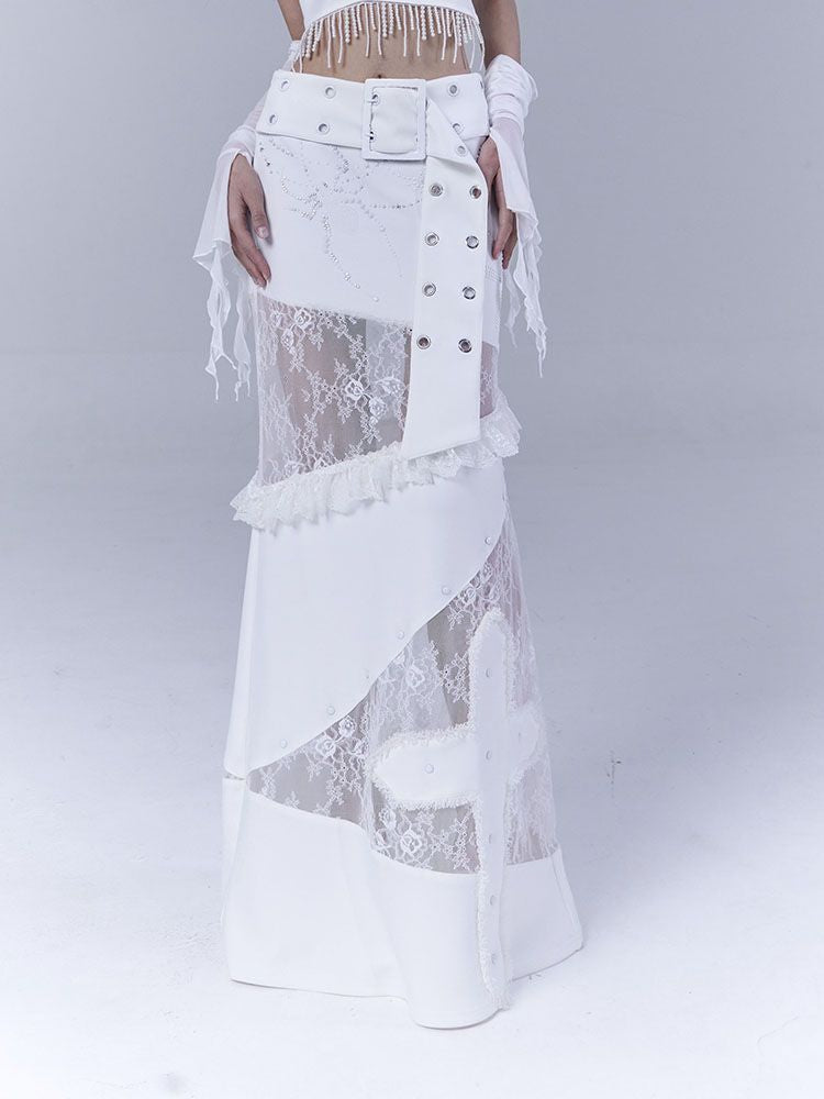 Low waist thin straight long skirt【s0000012381】