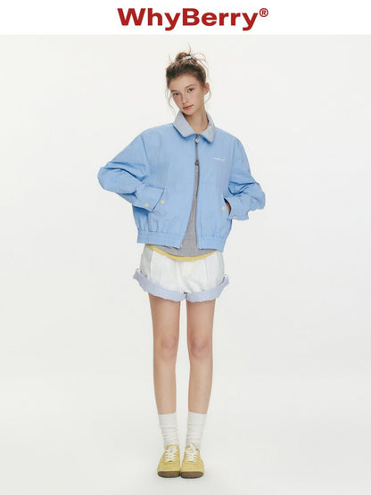 Youthful Melody Plaid Patchwork Coat【s0000015682】