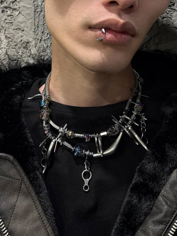 Futuristic Choker Clavicle Chain【s0000018882】