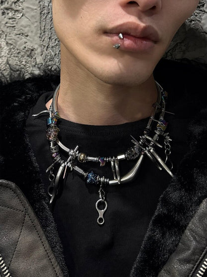 Futuristic Choker Clavicle Chain【s0000018882】