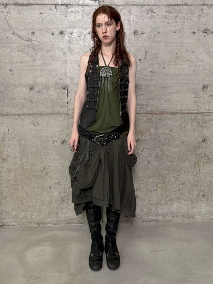 Large Pocket Five-Pocket Skirt【s0000012708】