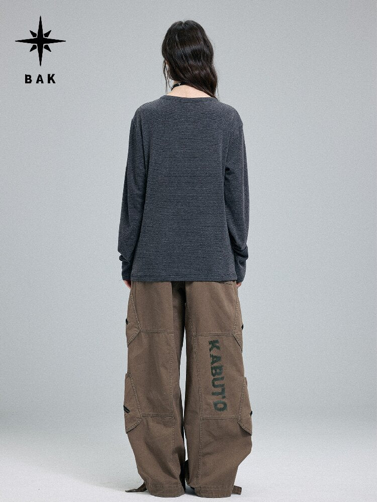 Faded Striped Hot Diamond Knit Top【s0000016260】