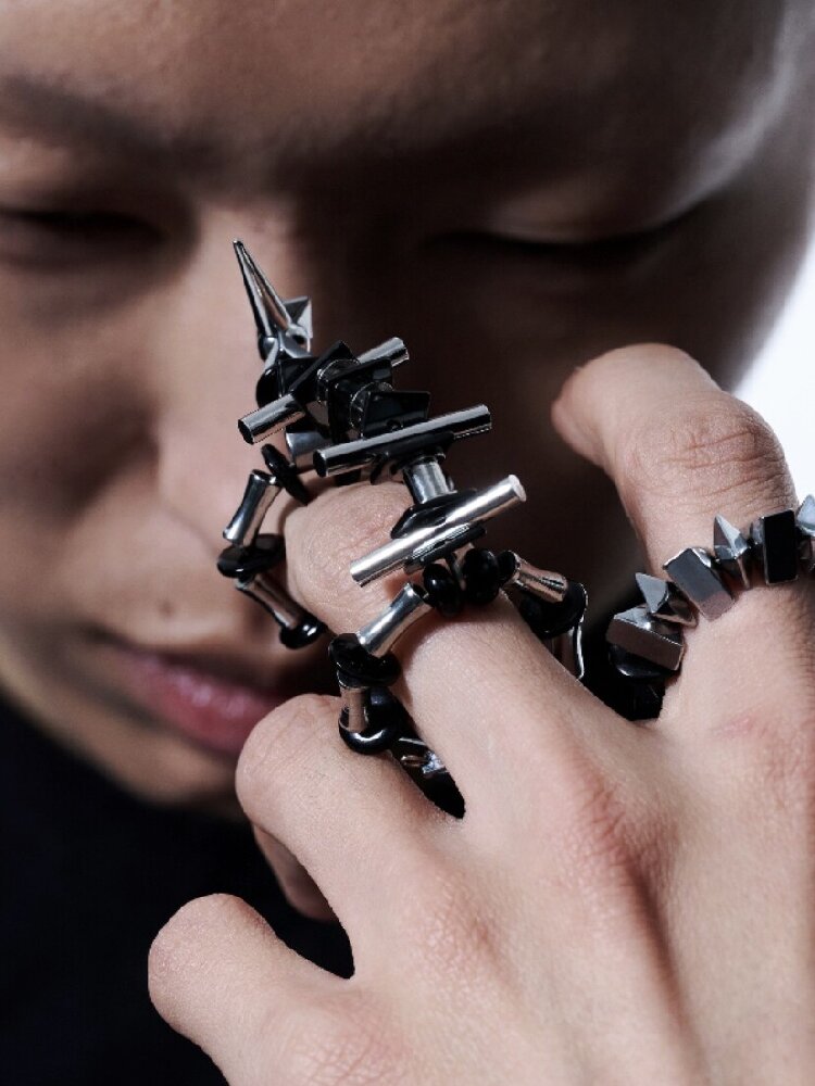 Void Stalker Mechanical Bio Punk Ring【s0000018835】