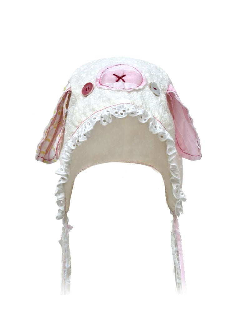 Cute and versatile lace ear bandana hat【s0000012370】 – SCULTURE