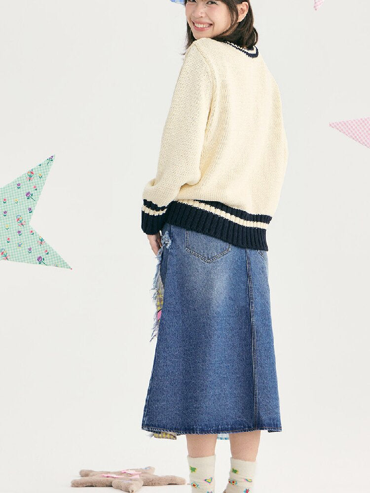 Off-White Large Drop-Off Shoulder Sweater【s0000019250】