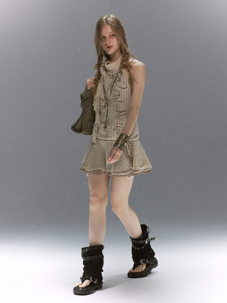 Island Dream Ruffled Lace Dress【s0000017038】