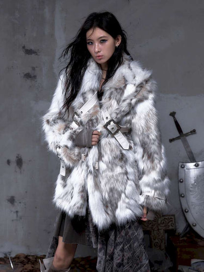 Eco-Friendly Faux Fur Coat【s0000014479】