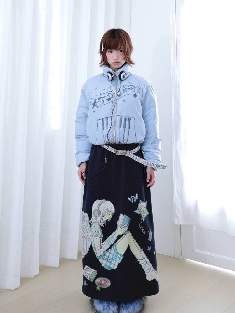 Zipper Half-Length Skirt【s0000014443】