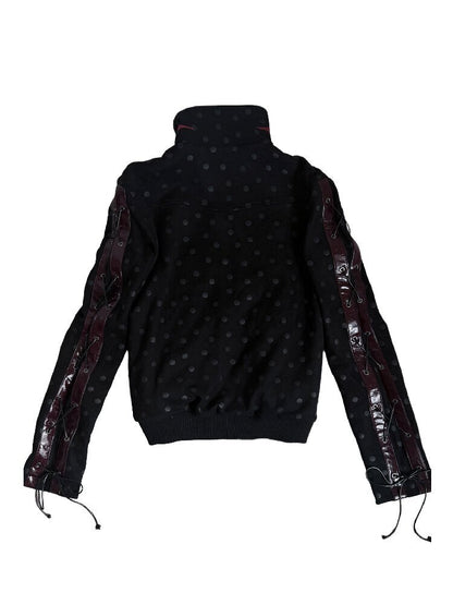 Suede Polka Dot Embroidered Jacket【s0000019273】