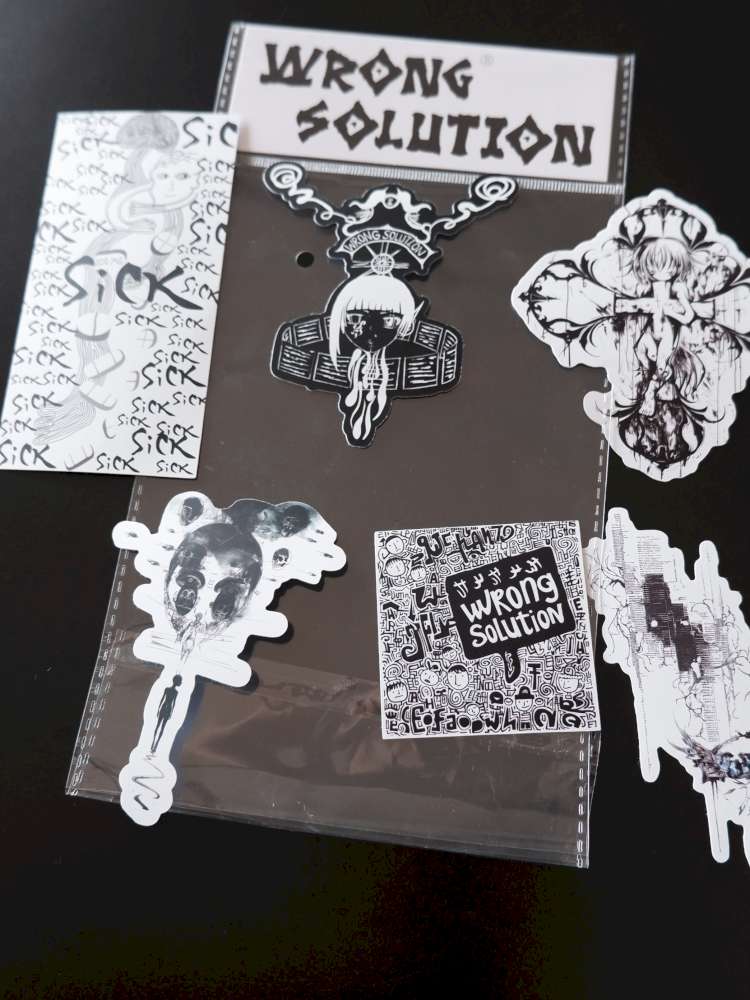 Hand Painted Thick Sticker Pack【s0000015152】