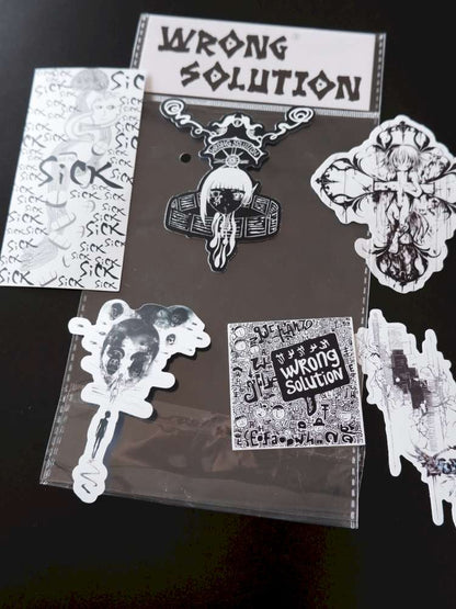 Hand Painted Thick Sticker Pack【s0000015152】