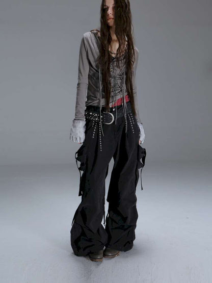 Vintage Street Functional Cargo Pants【s0000014714】