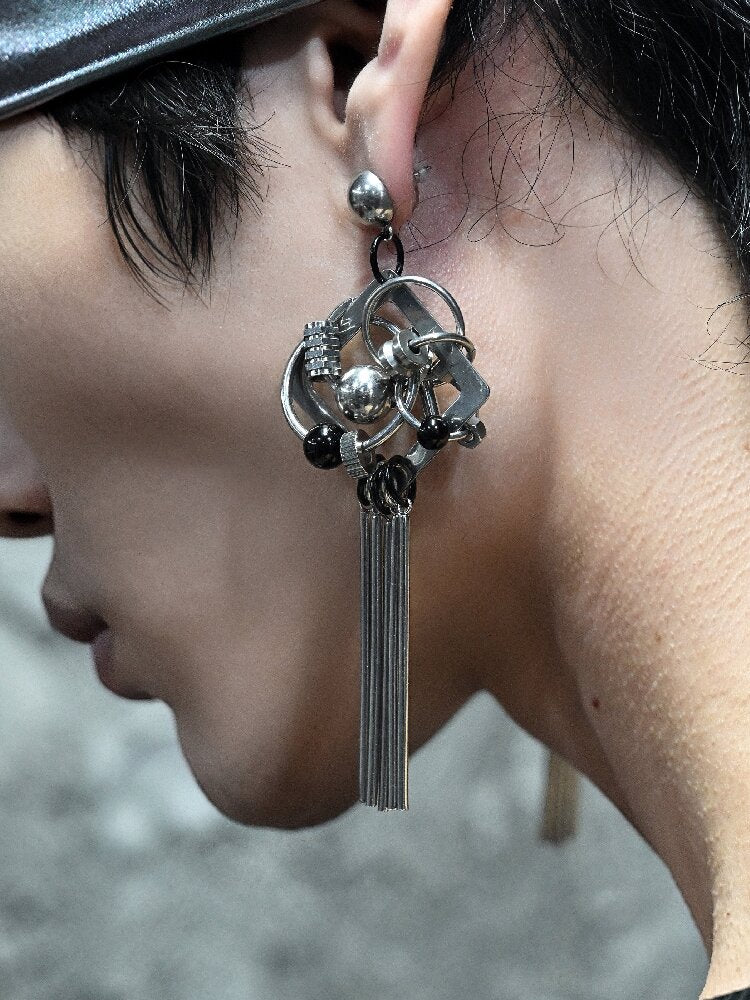Hardcore Mechanical Punk Stud Earrings【s0000018874】