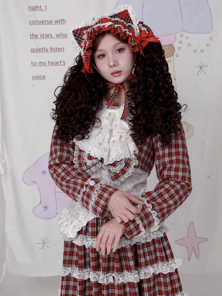 Girly Bow Long-Sleeve Jacket【s0000014104】