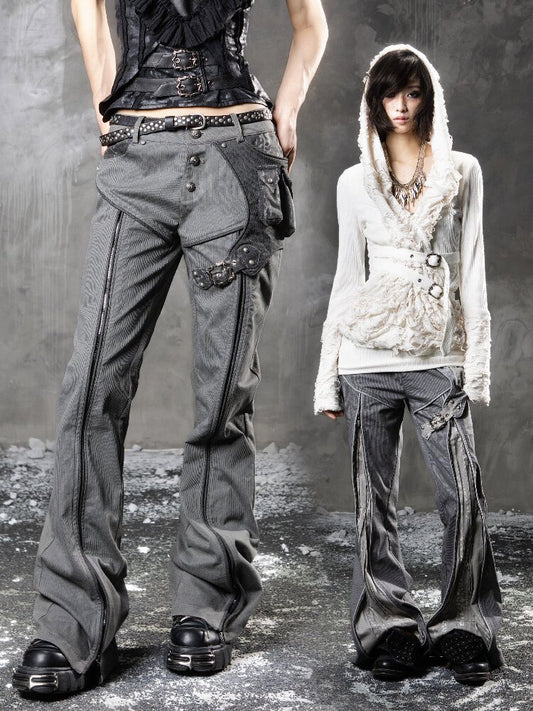 Multi-Wear Straight Flared Pants【s0000015955】