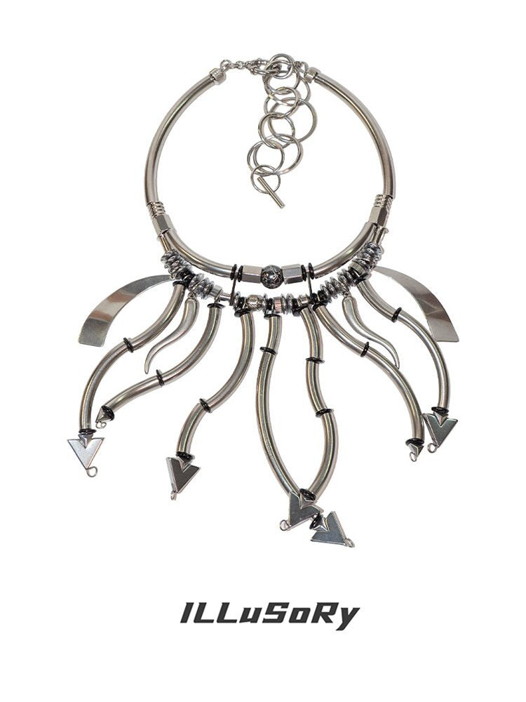 Future Fantasy Handmade Bead Choker【s0000018838】