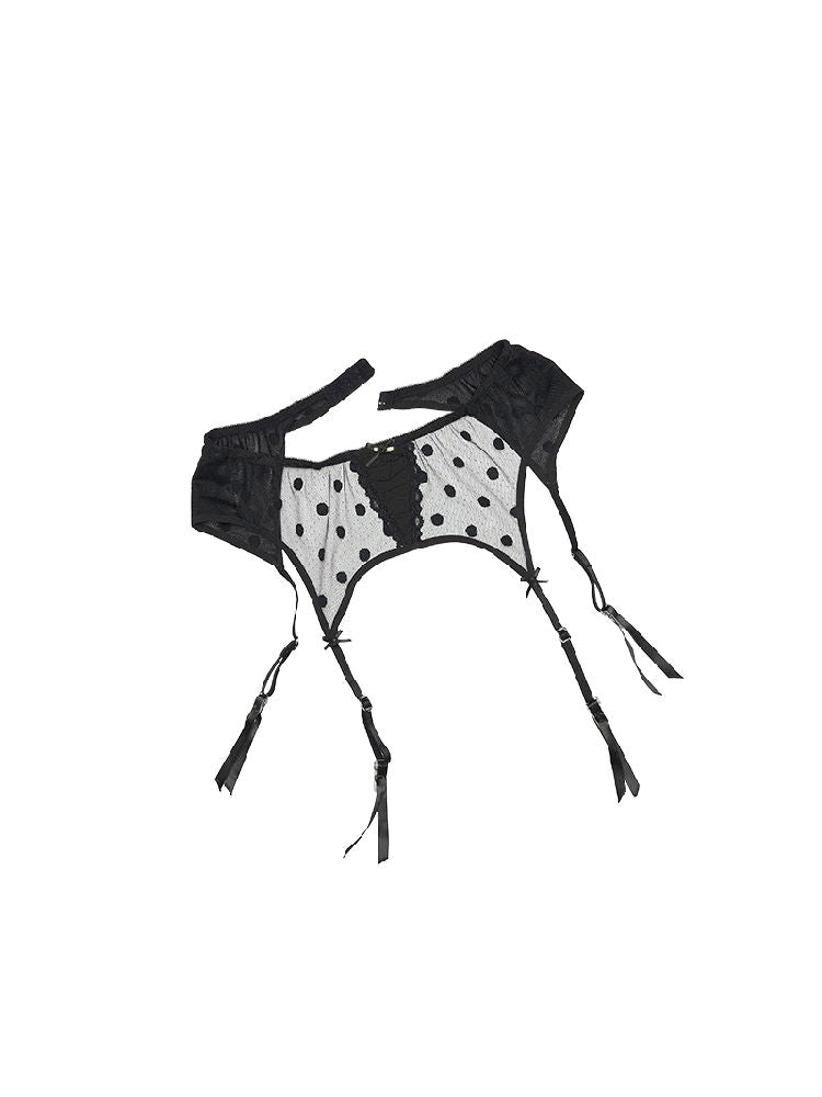 Polka Dot Lace Garter Belt【s0000011612】