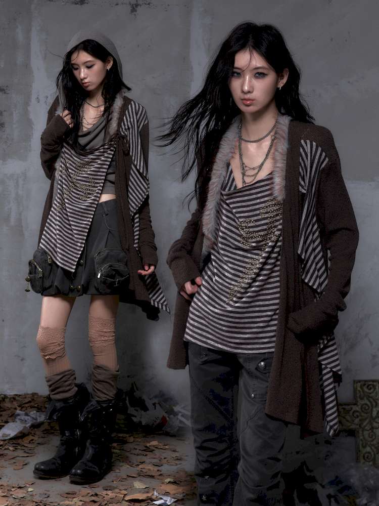 Embroidery Rhinestone Cardigan Jacket【s0000014472】