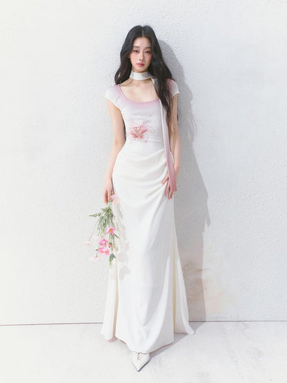 Atmosphere Printed Skinny Dress【s0000012146】