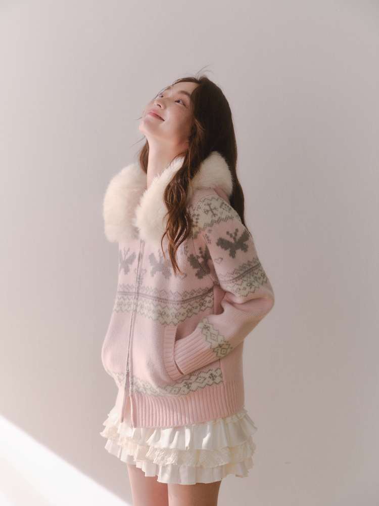 Long-Sleeve Knit Cardigan【s0000014609】