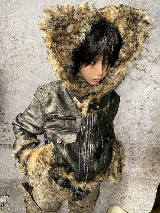 Bursting Fur Cotton Jacket【s0000011485】