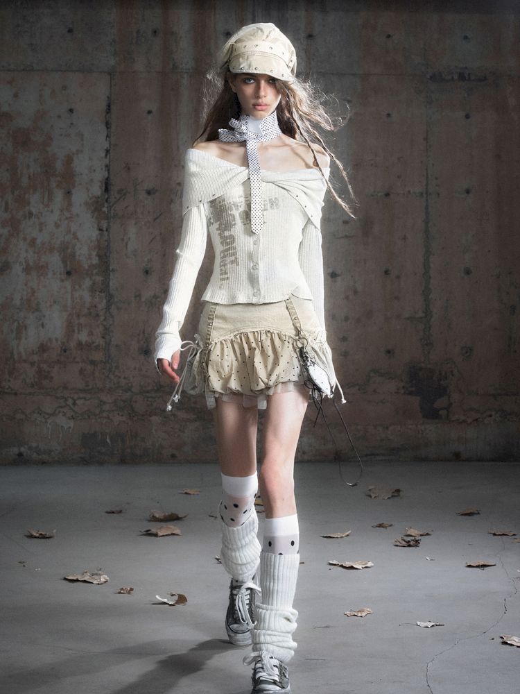 Drilling Long Sleeve Knit Sweater【s0000013888】