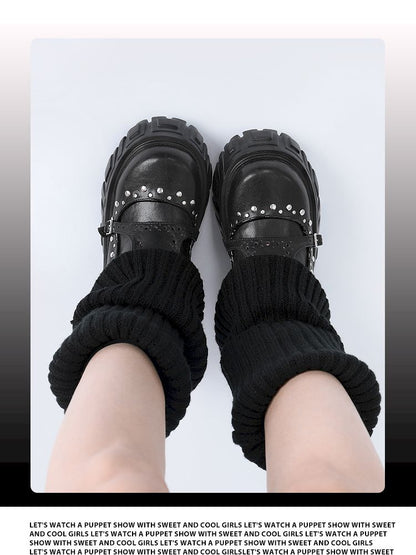 Red plaid thick bottom shoes【s0000013360】