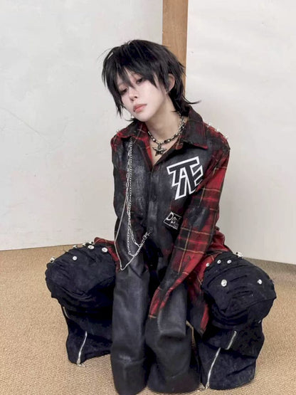 Stained Shirt Jacket【s0000013715】