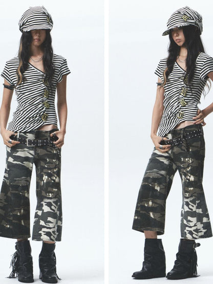 Two-color shaped pile hat【s0000012687】