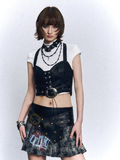 Punk Rock Plaid Skirt【s0000015966】