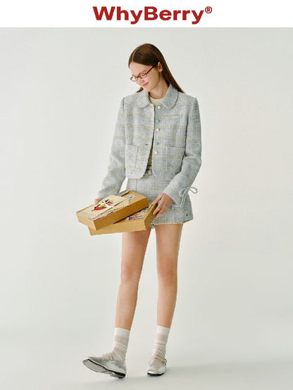 Vintage Navy Box Short Jacket【s0000011985】