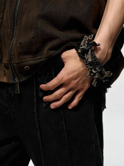 Handmade Neutral Heavywork Bracelet【s0000018851】
