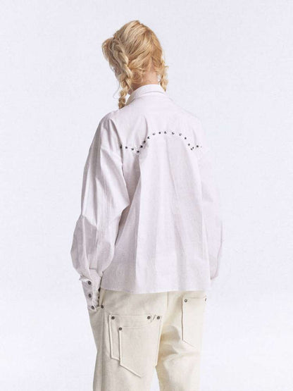 Playful Strap Rivet Cargo Shirt【s0000015388】