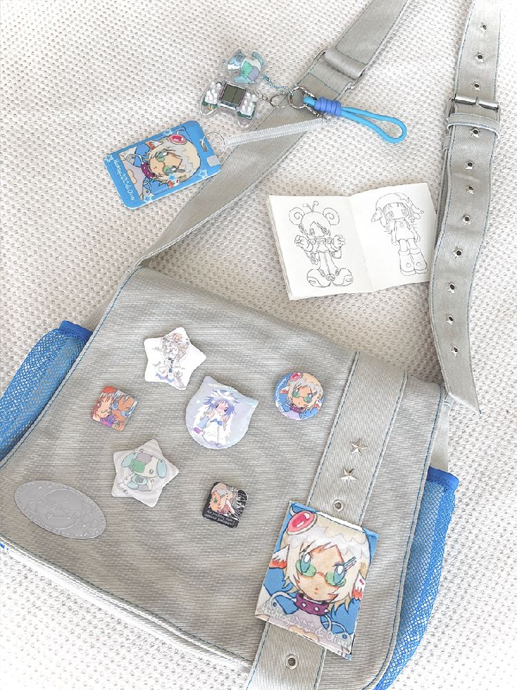 Illustration Anime Bag Card Holder Hanging Decoration [S0000010278]