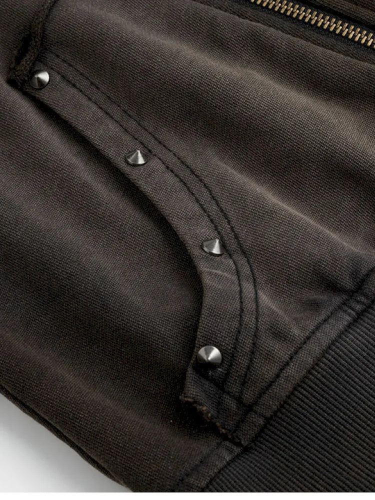 Oversized Collar Long-Sleeve Hoodie Jacket【s0000013967】