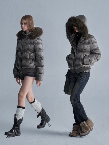 Polarized White Duck Down Jacket【s0000019095】